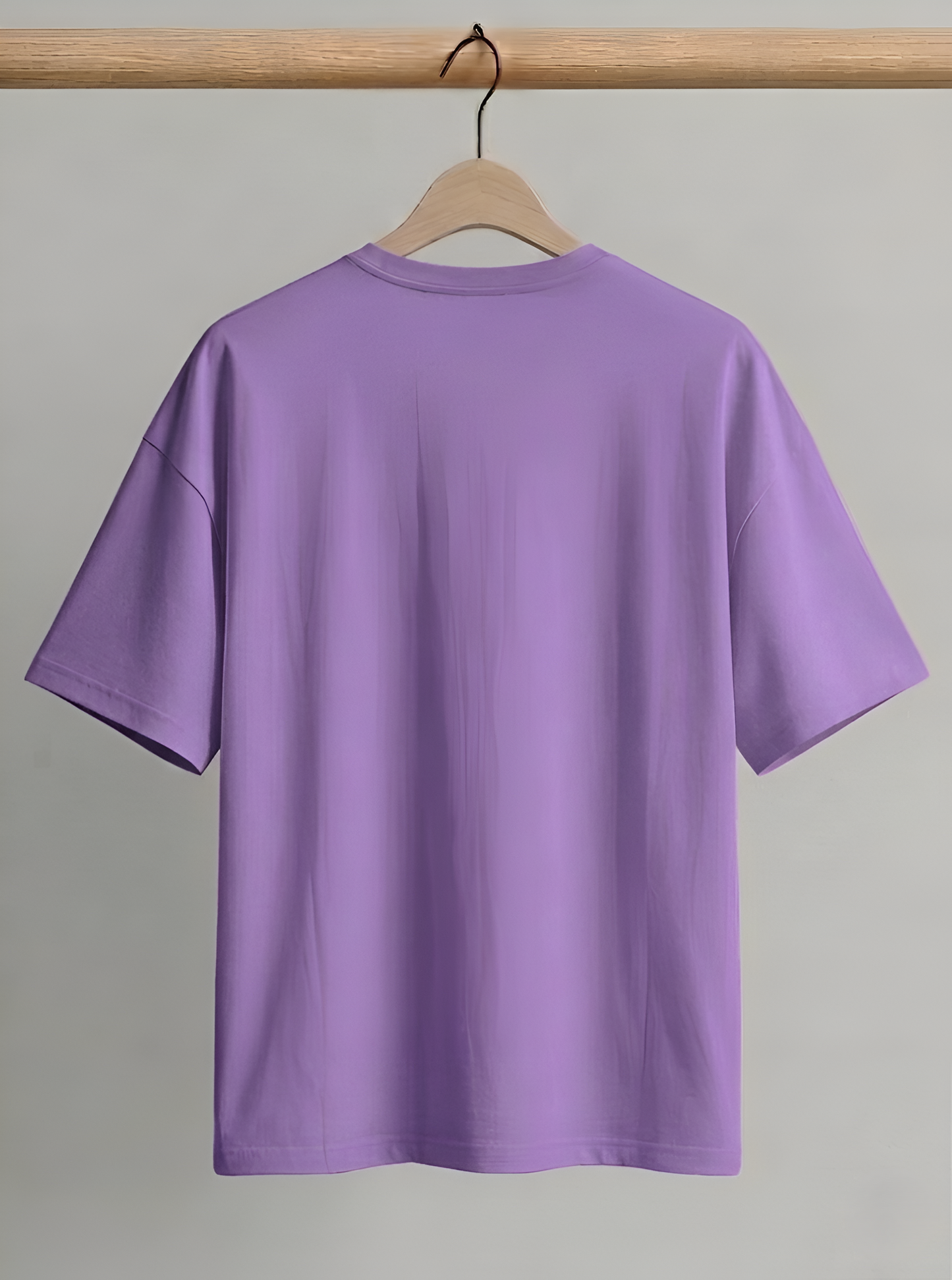 Premium Oversized Lavender Cotton T-Shirt | Heavyweight Drop Shoulder Tee for Men & Women Streetwear
