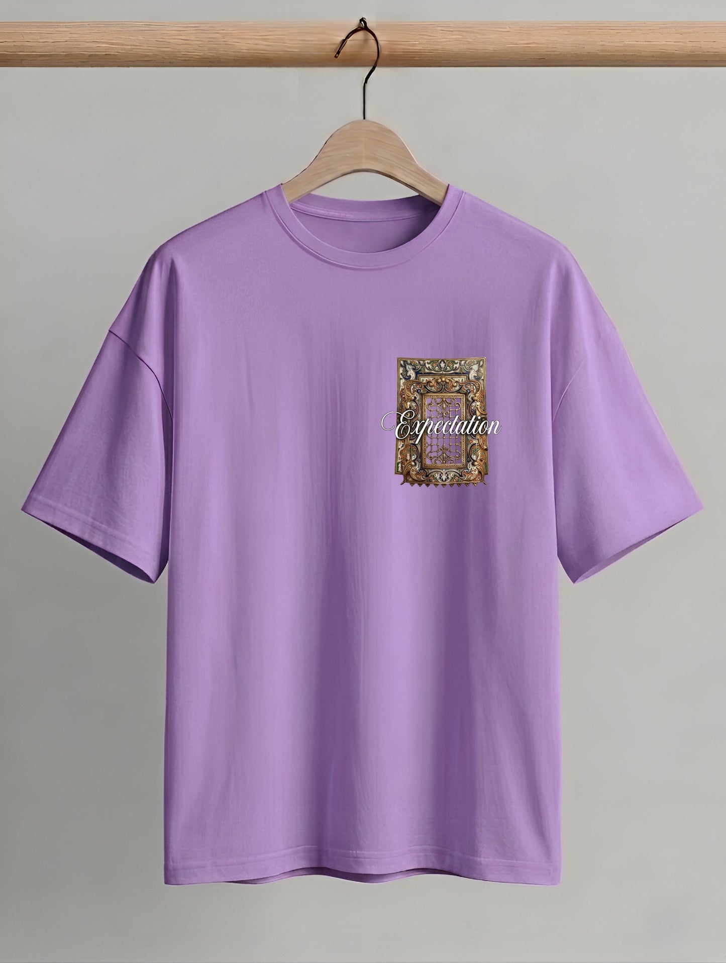 Evenway Expectation Art Graphic Oversized T-Shirt – Premium Streetwear Aesthetic Tee