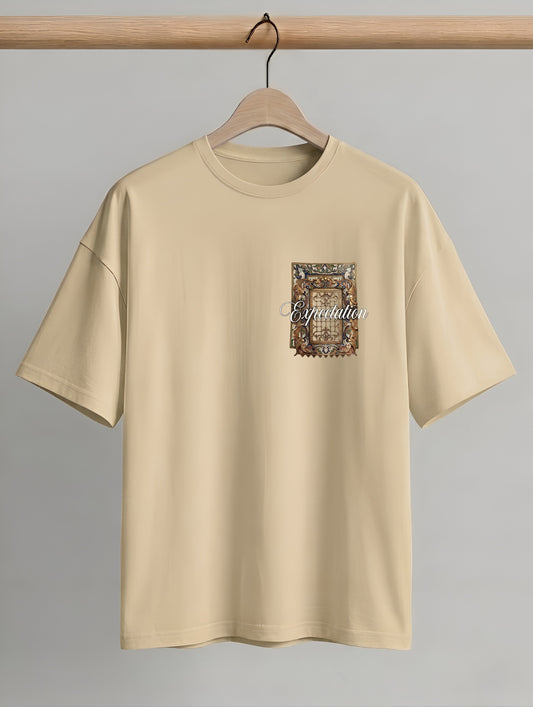 Evenway Expectation Art Graphic Oversized T-Shirt – Premium Streetwear Aesthetic Tee
