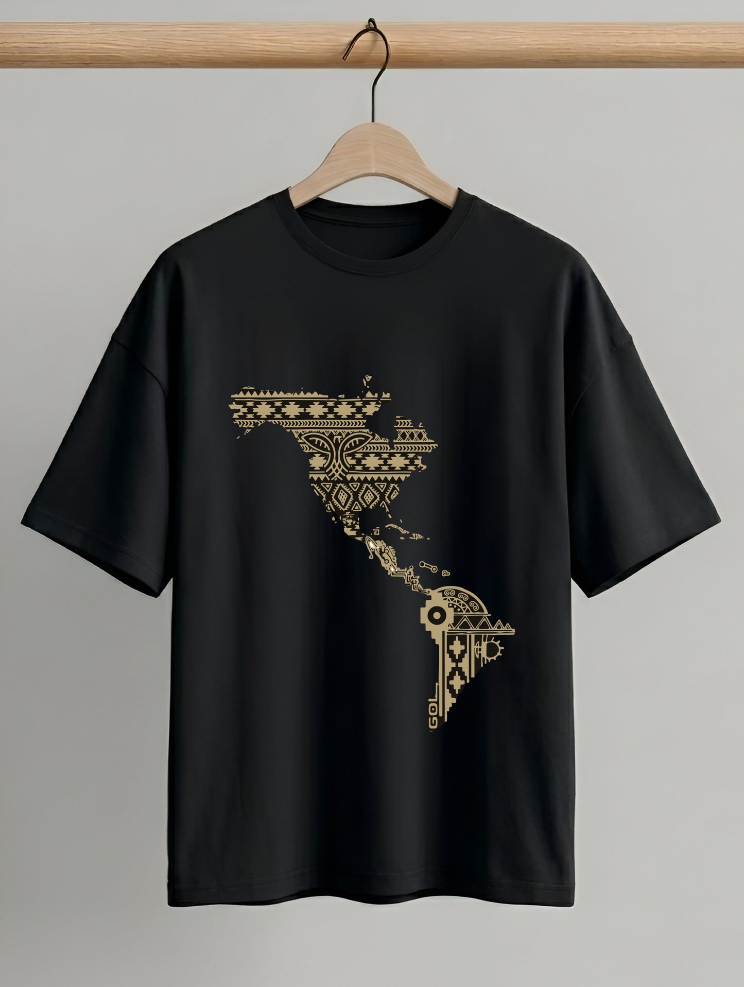 Evenway Latin America Map Graphic T-Shirt | Premium Cotton Oversized T-Shirt for Men
