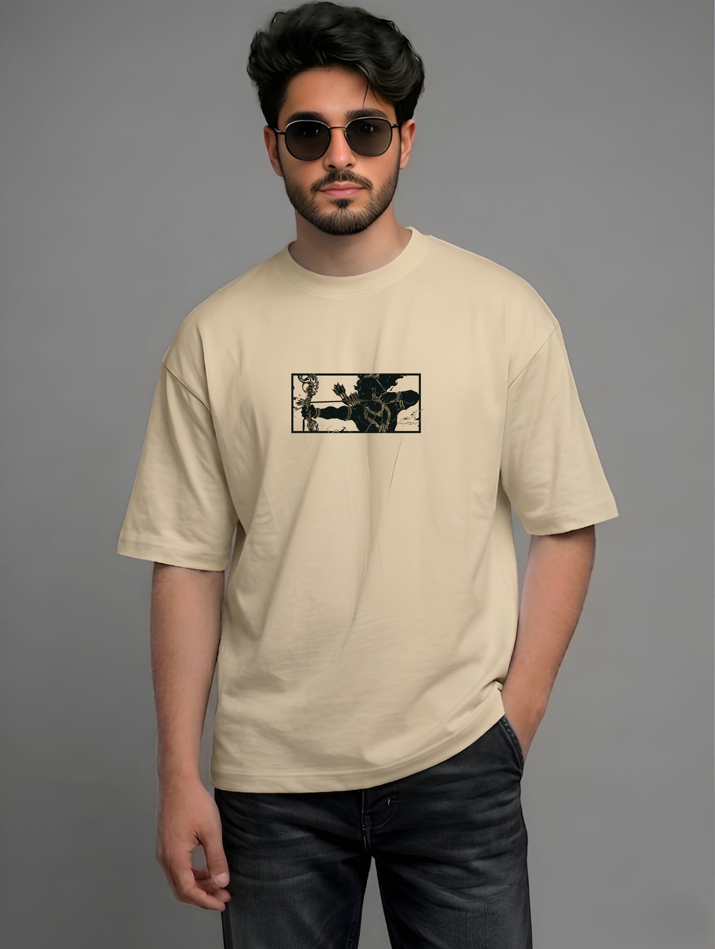 Evenway Archer Graphic T-Shirt – Premium Cotton Oversized Streetwear Tee for Men & Women