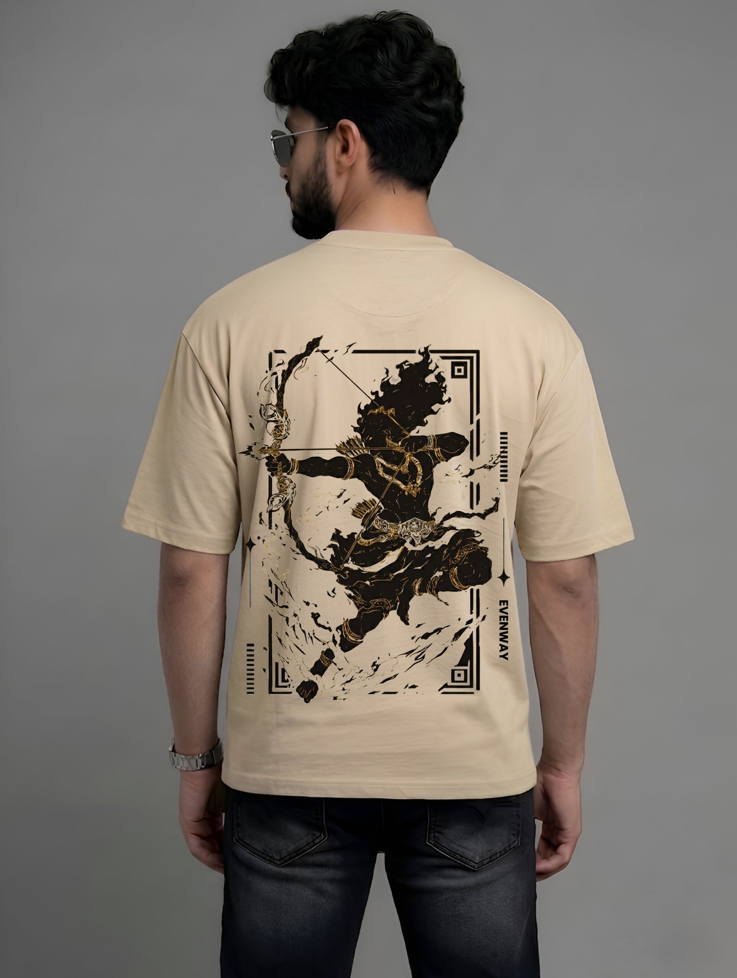 Evenway Archer Graphic T-Shirt – Premium Cotton Oversized Streetwear Tee for Men & Women