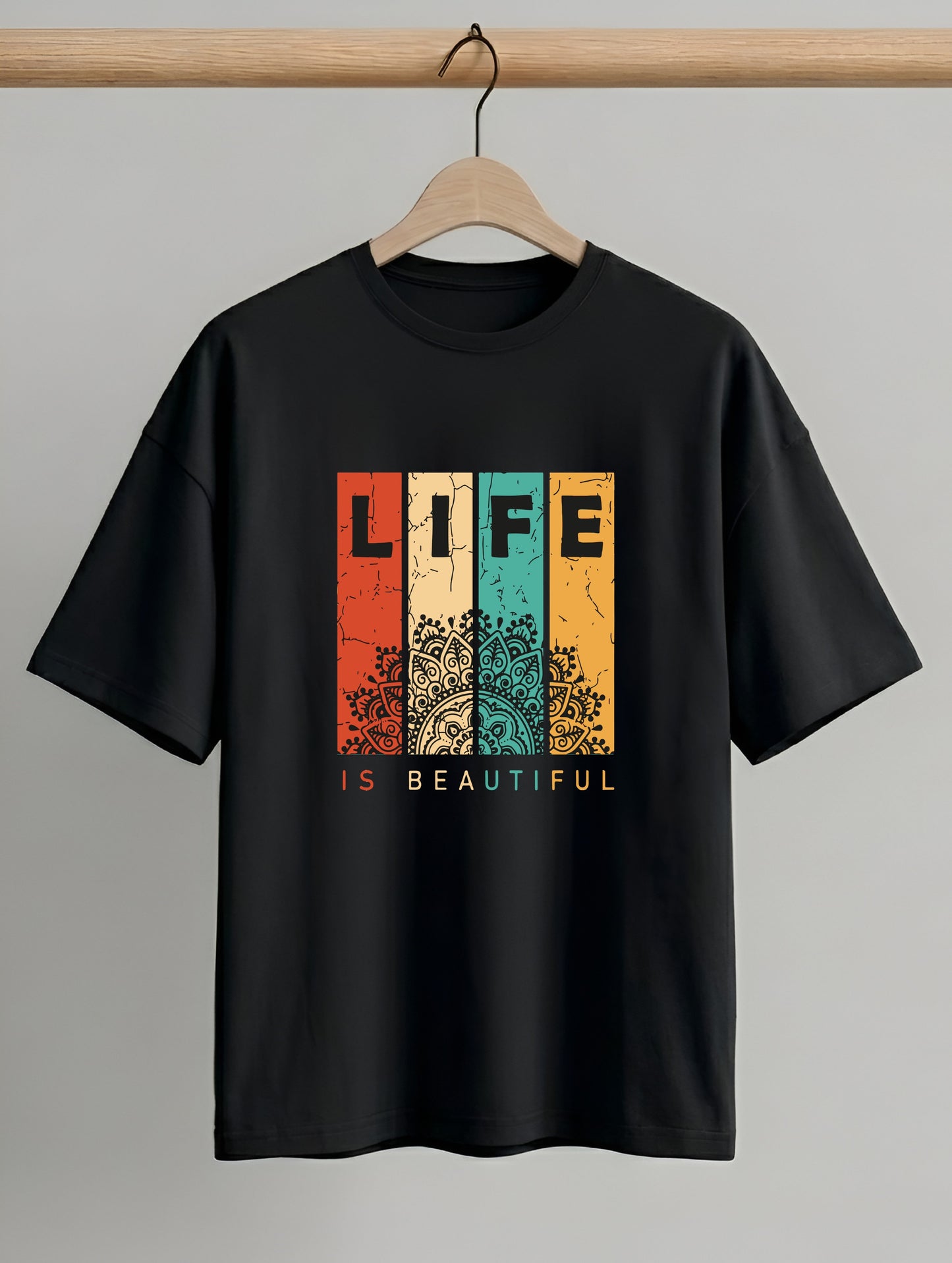 Evenway Legendary Samurai Graphic T-Shirt - Premium Oversized Black Streetwear Tee